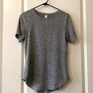 Luxe knit short sleeve t shirt